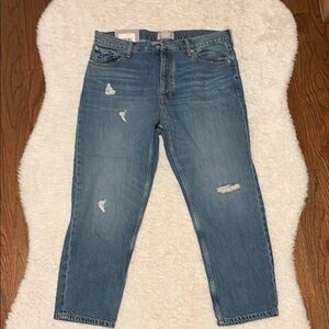 Everlane The Summer Slouch Blue Boyfriend Jeans